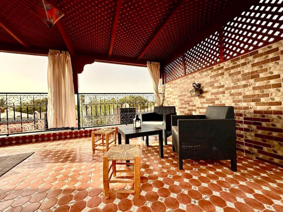 Triplex Spacieux Et Familial Avec Vue Panoramique Apartamento Marrakesh