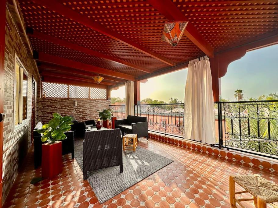 Apartamento Triplex Spacieux Et Familial Avec Vue Panoramique Marrakesh